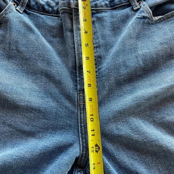 Old Navy OG Blue High Waisted Side Split Ankle Jeans Plus Size 20. EUC - Picture 13 of 15